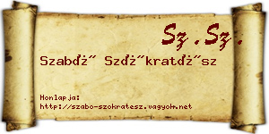 Szabó Szókratész névjegykártya